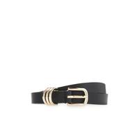 HUGO Italian-leather belt - Style Nyna-Loop-G_Sz20, 50568450 Black 34