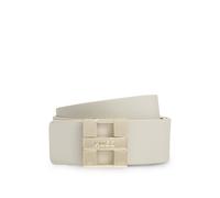 HUGO Italian leather belt with metal logo letters - Style Zita-C-G_Sr35, 50522681 White 32