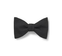 HUGO Jacquard-pattern bow tie in a silk blend - Style Bow tie dressy, 50551727 Black pcs.