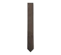 HUGO Jacquard-pattern tie blended with silk - Style Tie cm 6, 50545439 Brown pcs.