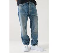 HUGO Jonah Straight Fit Jeans, Blue, Size 34, Inside Leg Regular, Men Blue