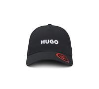 HUGO Jude Cotton-twill cap with logo, Black