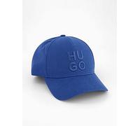 HUGO Jude-Stacked Logo Cap - Blue, Blue, Men Blue