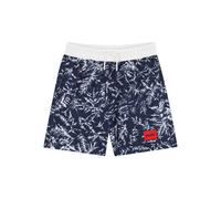 HUGO KIDS kids' swim shorts with allover print - Blue 4 yrs-5 yrs-6 yrs-8 yrs-10 yrs-12 yrs-14 yrs-16 yrs