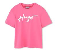 HUGO Kids Logo T-Shirt Juniors Pink 48T 10 Years