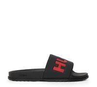 HUGO Men's Match_it_Slid_rblg_n Slide, Black, 3.5 UK