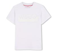 HUGO Kids Short Sleeve Logo T-Shirt White 12 Years