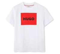 HUGO Kids Unisex Big Logo Cotton Short Sleeve T-Shirt