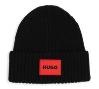 Hugo - Knitted Beanie - Black - Unisex - Size T4