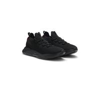 HUGO Mens Leon Runn Knitted Trainers with Logo-Embossed EVA Sole Size 10 Black
