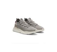 HUGO Knitted trainers with logo-embossed EVA sole - Style Leon_runn_knmf, 50563493 Light Grey 10