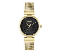 Hugo Ladies Gold Coloured Plated Adjustable Strap Watch