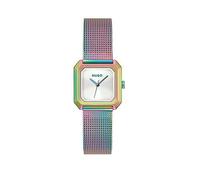 HUGO Ladies HUGO HAZEL Soft White Iridescent PVD Mesh Bracelet, One Colour, Women One Colour