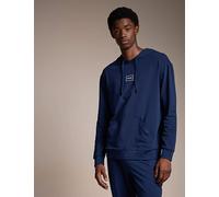 Hugo Laze Cotton Rich Lounge Hoodie Navy