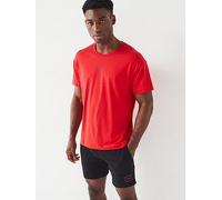 HUGO Laze Relaxed Fit Loungewear T-Shirt - Red, Red, Size 2Xl, Men Red