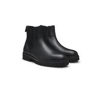 HUGO Leather Chelsea boots with embossed logo - Style Draven_cheb_bo, 50552708 Black 11
