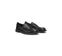 HUGO Leather loafers with penny trim - Style Varian_loaf_bo, 50548591 Black 5