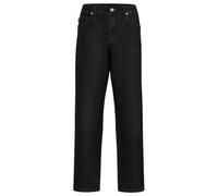 HUGO Relaxed-fit jeans in black denim - Style Leni_B, 50548982 Black 27/32