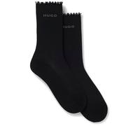 Hugo Lettuce 10272175 Red Crew Socks 2 Pairs