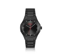HUGO Lit black-plated watch with tonal dial - Style #LIT, 58733312 Black pcs.