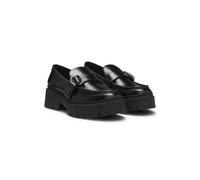 HUGO Loafers with buckled strap - Style Kris_NewLoafer_BROM, 50548196 Black 6