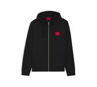 Hugo Daple 212 Red Full Zip Sweatshirt Black 2XL Men