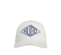 HUGO logo-plaque marsel-geo cap - White One Size