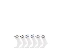 HUGO logo-print ribbed socks (set of six) - White 39-42-43-46