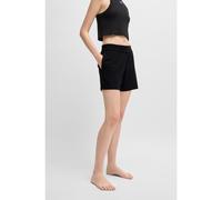 HUGO Logo-print shorts in stretch fabric - Style SHUFFLE_SHORTS, 50490596 Black XS
