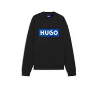 HUGO Cotton-terry sweatshirt with logo print - Style Niero, 50522375 Black XL