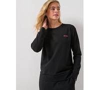Hugo Id 10276976 Long Sleeve Pyjama T-shirt Black S Women
