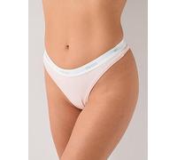 HUGO Logo Thong, Pink, Size L, Women Pink