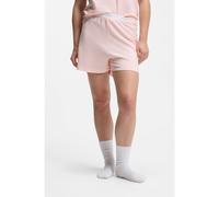 HUGO Logo-waistband pyjama shorts in stretch-cotton jersey - Style HUGO ID SHORTS, 50555600 light pink XS
