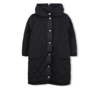 Hugo - Long Hooded Parka - Black - Girl - 14 Years