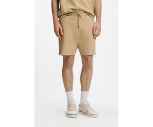 HUGO Loose-fit shorts in a waffle-structured cotton blend - Style Nuwafflo, 50534451 Beige XL