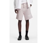 HUGO Loose-fit shorts in cotton terry with logo print - Style Nomario, 50510728 Light Purple S