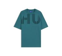 HUGO Loose-fit T-Shirt in Cotton Jersey with Wraparound Logo