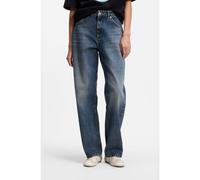 HUGO Loose-fit wide-leg jeans in rigid cotton - Style Leni_S_B, 50564951 Blue 25/32