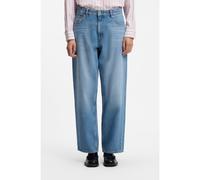 HUGO Loose-fit wide-leg jeans with charm accents - Style Leni_S_B, 50566130 Light Blue 26/32