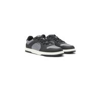 HUGO Low-top trainers with faux leather - Style Hadrian_Tenn_sfpuny, 50541700 Black / Grey 6