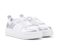 Hugo Lyssa Tennis Women's White/Silver Trainers UK 4