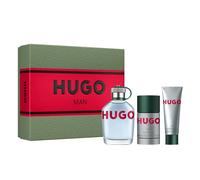 Hugo Man Eau De Toilette 125ml & Deodorant Stick & Shower Gel 50ml Gift Set