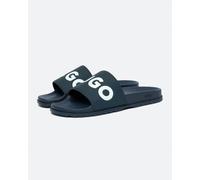 HUGO Match Mens Slides With Logo Strap NOS - Dark Blue 405 - Dark Blue 405 - UK12 EU46 US13