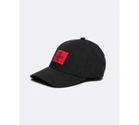HUGO Mens Men-X 581-RL Cotton-Twill Cap with red Logo Label