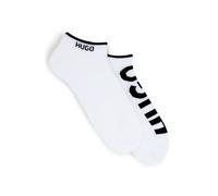 HUGO Men's 2P AS Logo CC Ankle Socks, New-White100, 39-42 (Pack of 2)