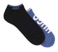 HUGO Men's 2p As Logo Col Cc Ankle Socks, Open Blue479, 43-46