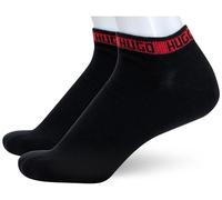HUGO Men's 2p as Tape Cc Ankle Socks, Black1, 9-11
