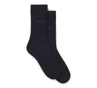HUGO Men's 2P RS UNI CC Socks, New-Dark Blue401, 43-46 (Pack of 2)