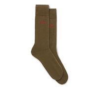 HUGO Mens 2P RS UNI CC Two-pack of cotton-blend socks in a regular length