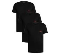 Hugo 10217251 Short Sleeve Base Layer 3 Units Black XL Men